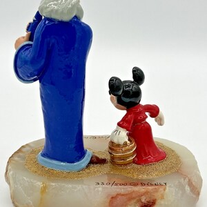 2001 Ron Lee Disney Mickey Mouse Sorcerer Yensid Figurine #330/500 SKU192 image 4