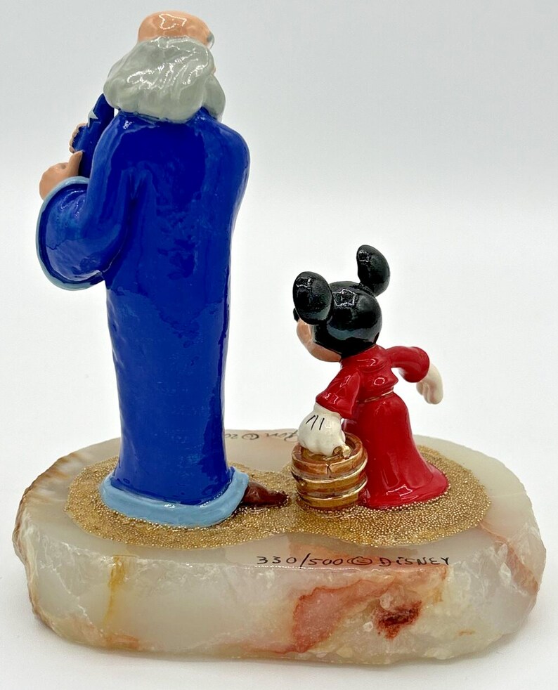 2001 Ron Lee Disney Mickey Mouse Sorcerer Yensid Figurine #330/500 SKU192 image 4