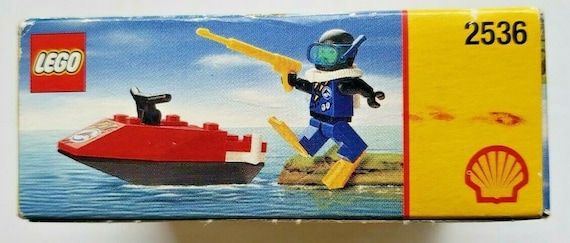 Lego 2536 Diver & Jet Ski Shell Gas Promo Set 2 Brand - Etsy