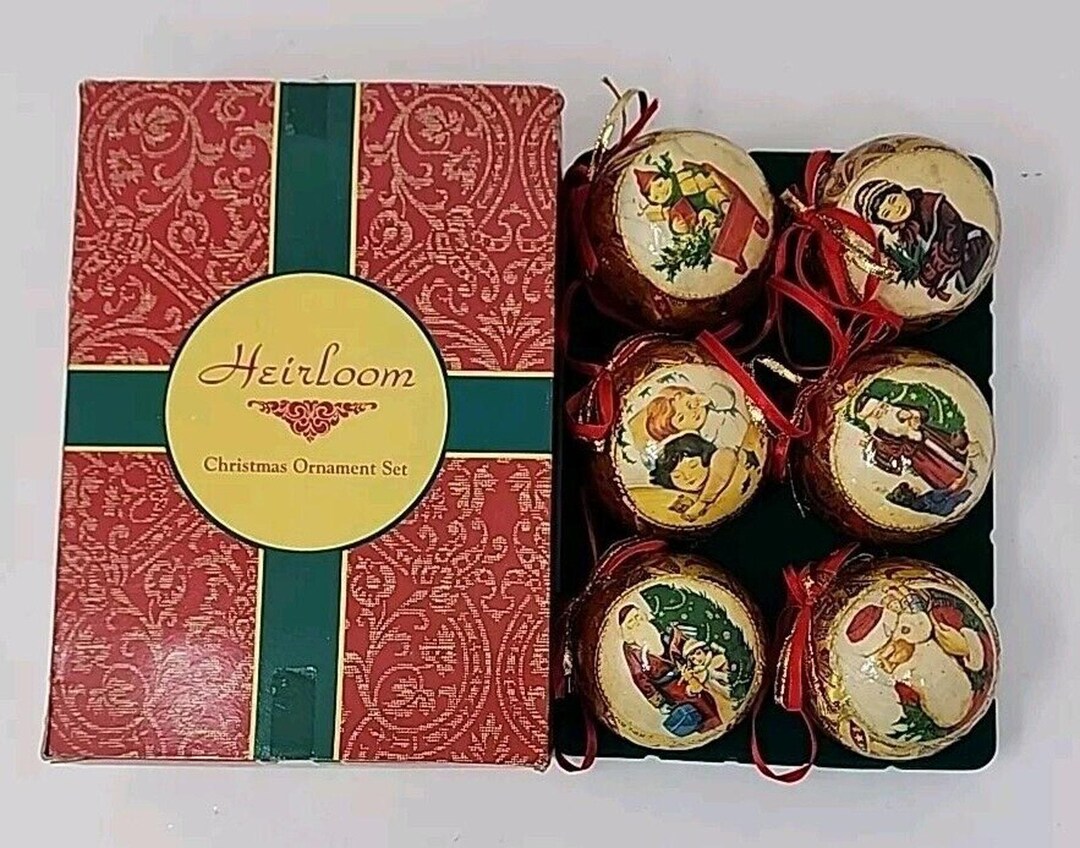 Vintage Style Santa Clause Globe Ornaments U268 - Etsy