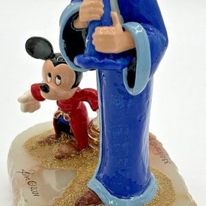 2001 Ron Lee Disney Mickey Mouse Sorcerer Yensid Figurine #330/500 SKU192 image 9