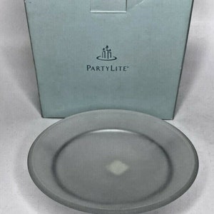 Vintage Retired Partylite deco ball candle holder retired nib p15c/p8527