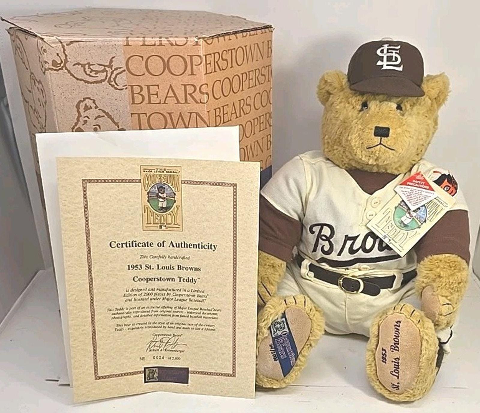 Cooperstown Teddy - Etsy