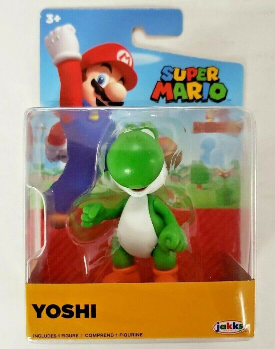 Super Mario Yoshi Figure 2.5 Nintendo Jakks New in Sealed Package U155