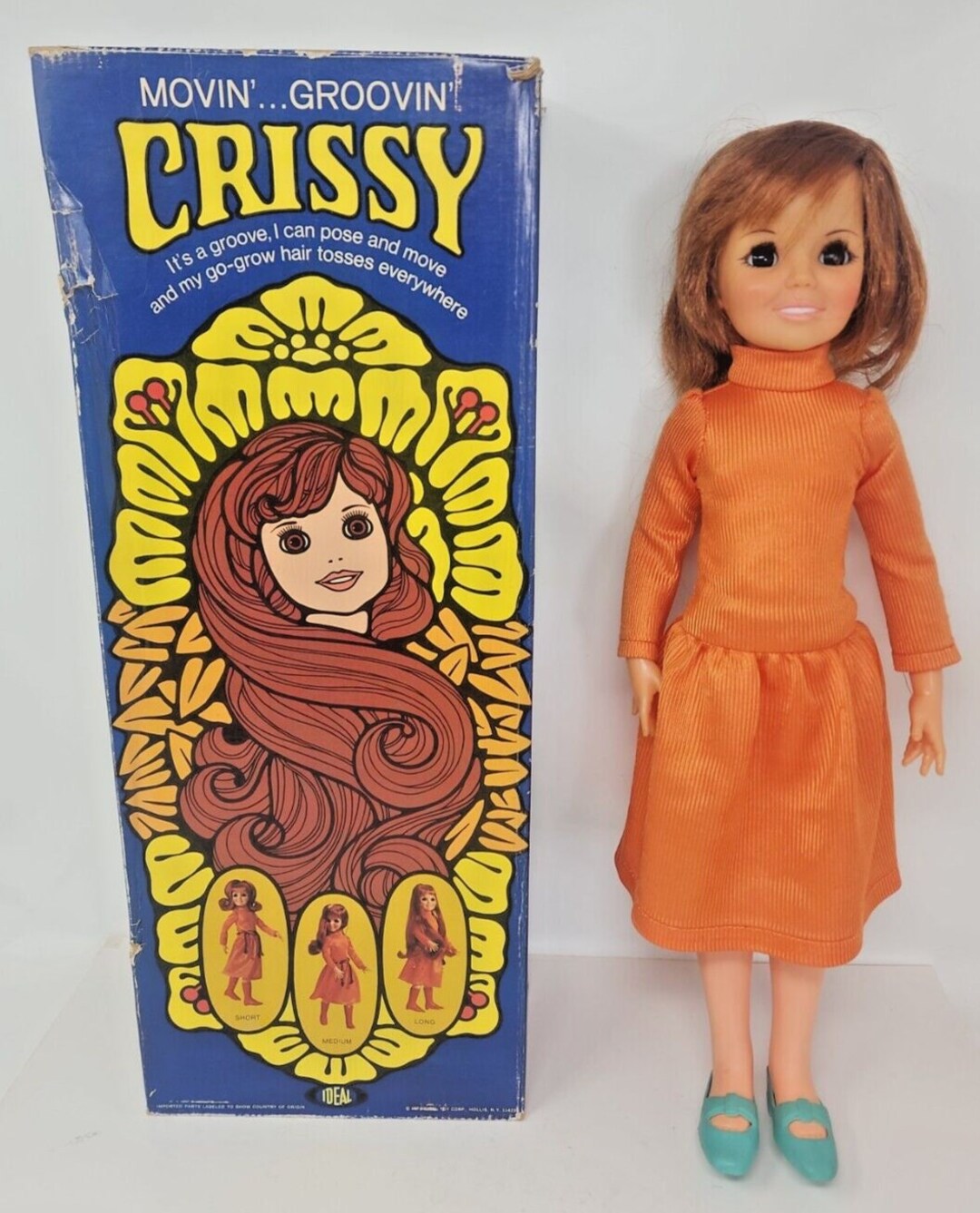Vintage Ideal Movin' Groovin' Crissy Growing Hair Doll Etsy