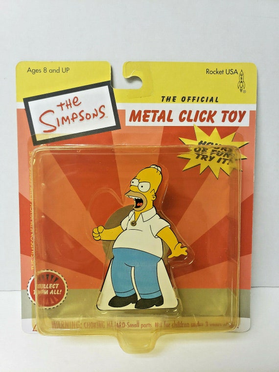 Simpsons klick-itz metal click toy  "angry homer" 