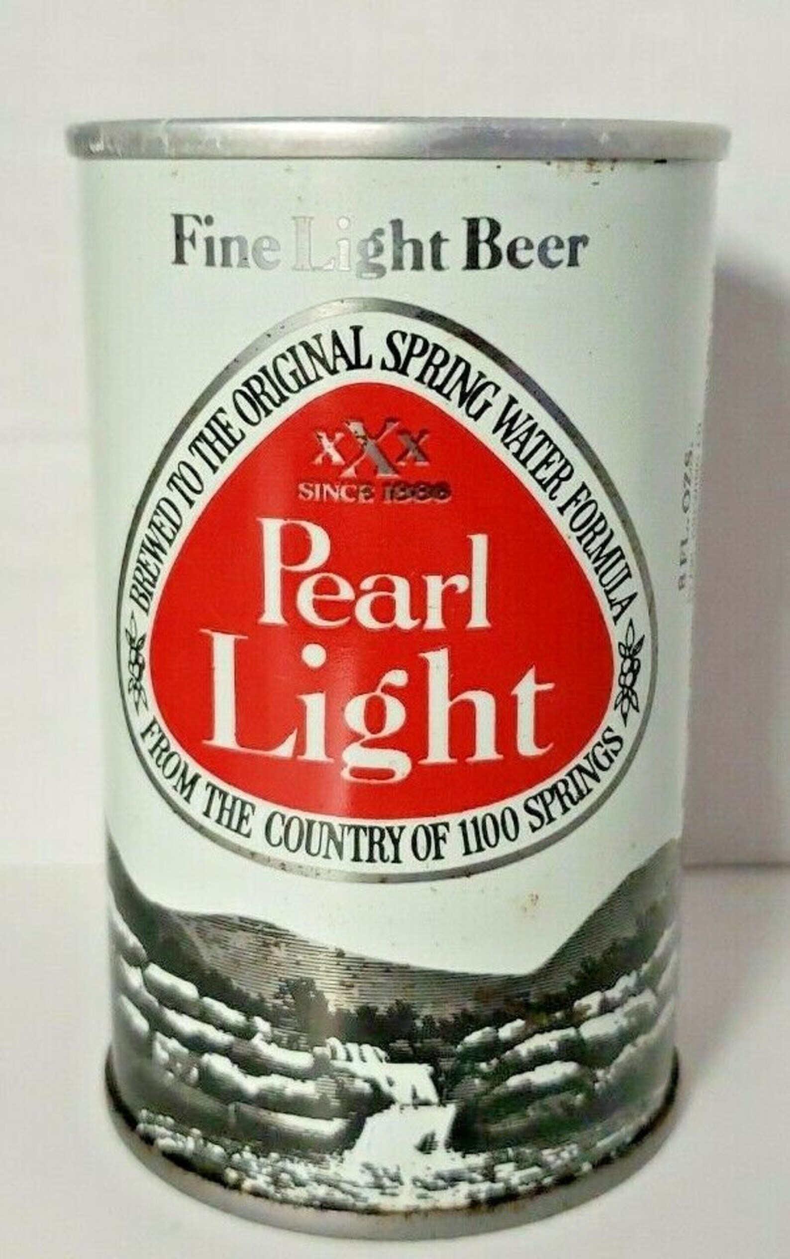 Vintage 1970's pearl light 8oz straight steel beer can Etsy