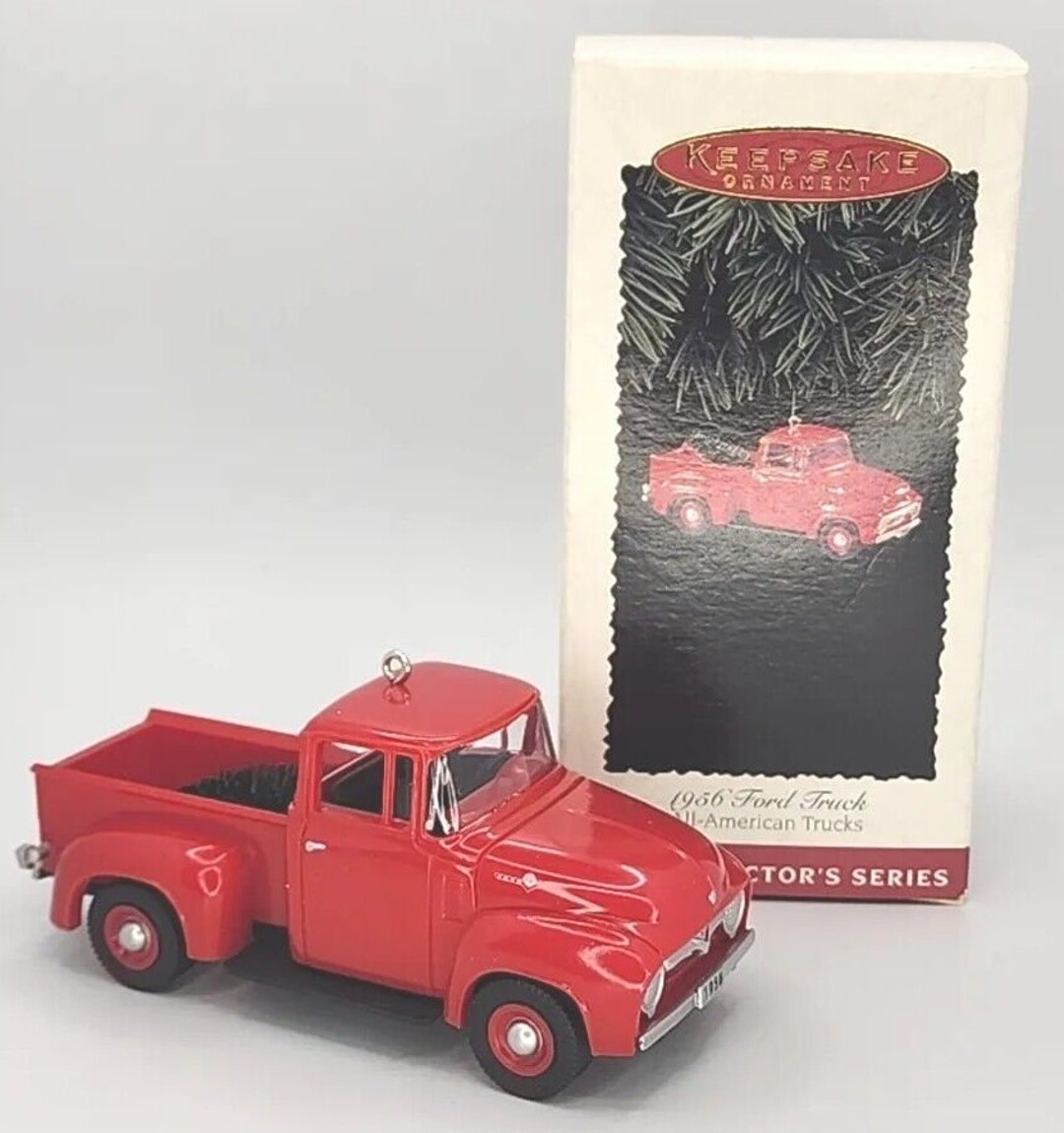 Hallmark Keepsake Ornament Allamerican Trucks 1956 Ford Truck Series 1