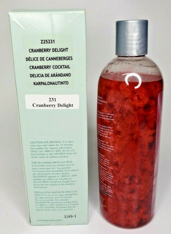 Partylite aromasimmers new box liquid potpourri cranb… Gem