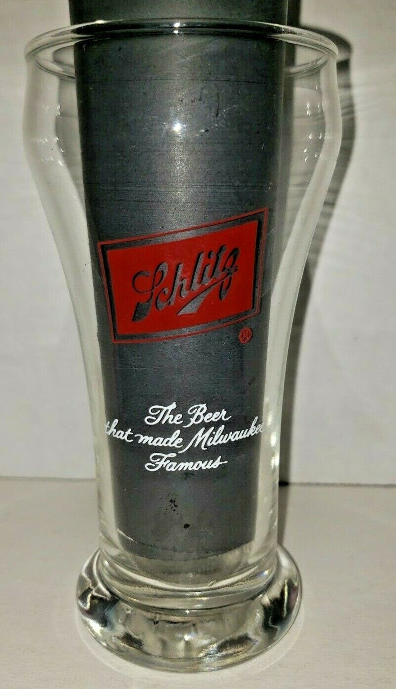 schlitz beer glass 1970s