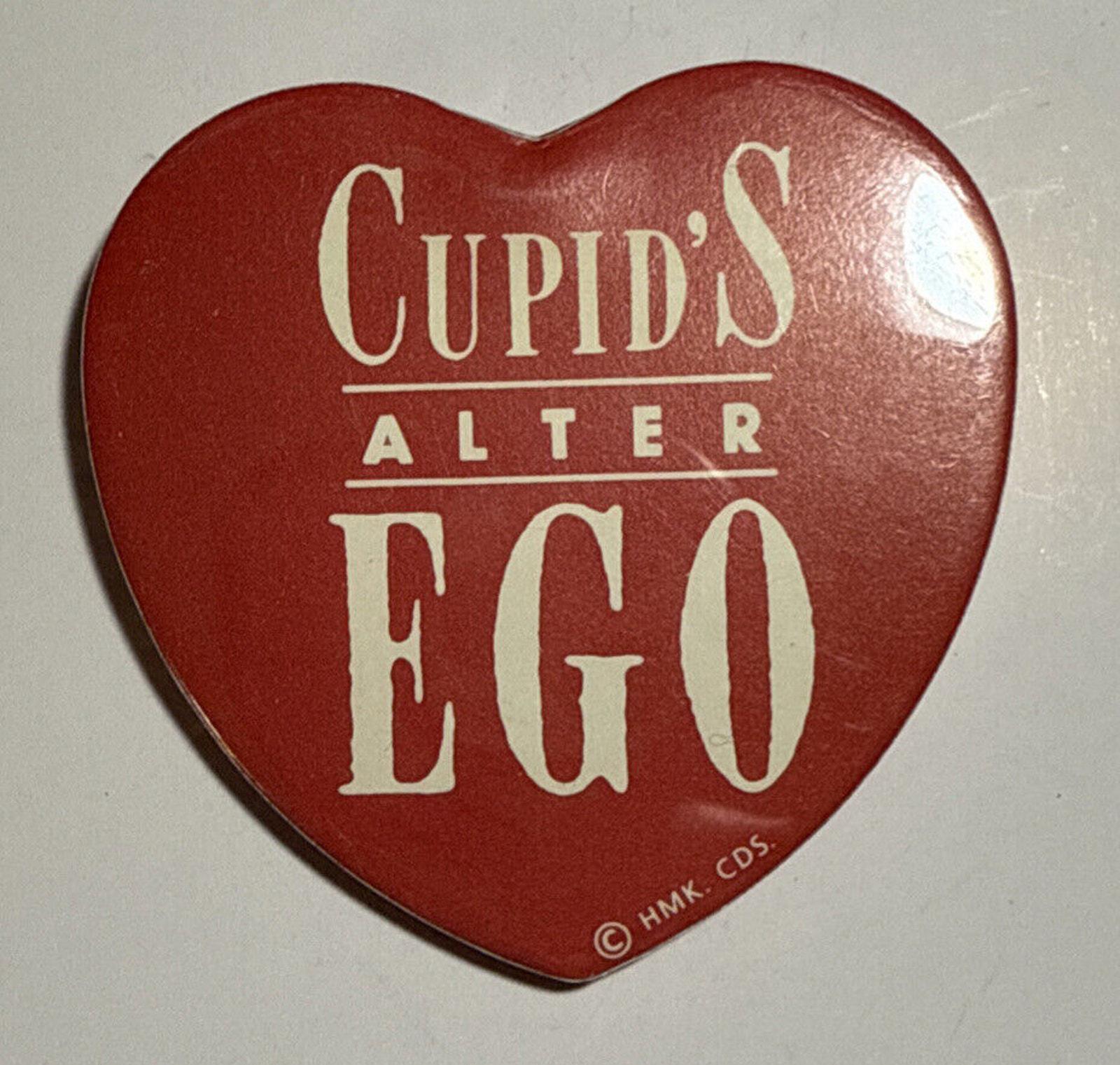 Vintage Hallmark Cupid's Alter Ego Valentine's Day Pinback Button E6