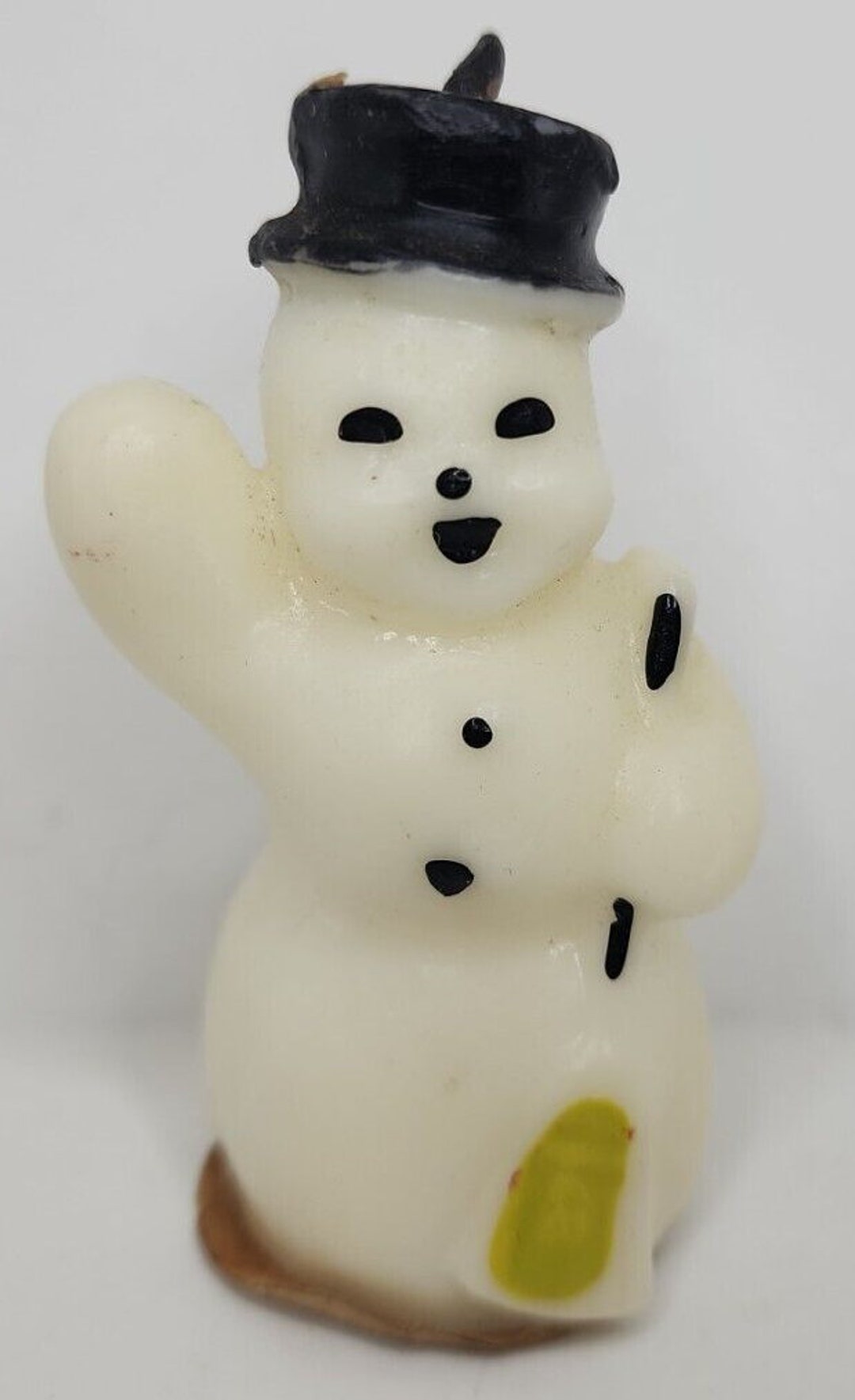 Vintage Gurley Snowman Candle 2.75 Sku H201 Etsy