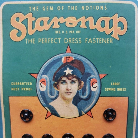 1920's starsnap size 2/0 complete card the perfec… - image 3