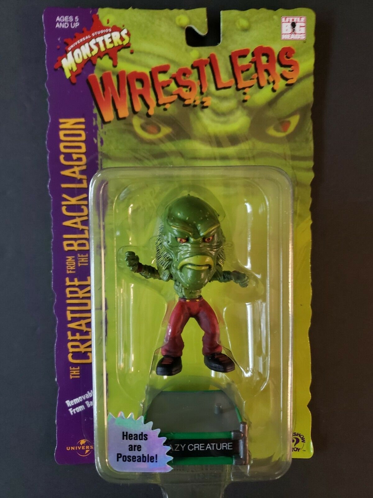 Little Big Heads Monsters Wrestlers Crazy Creature Universal 