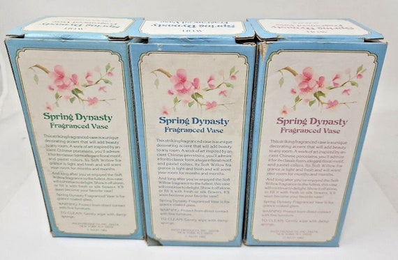 Vintage Avon Spring Dynasty Fragranced Vase lot o… - image 6