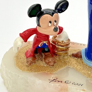 2001 Ron Lee Disney Mickey Mouse Sorcerer Yensid Figurine #330/500 SKU192 image 7