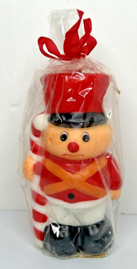 Vintage k-mart toy soldier candle new in packagin… - image 1