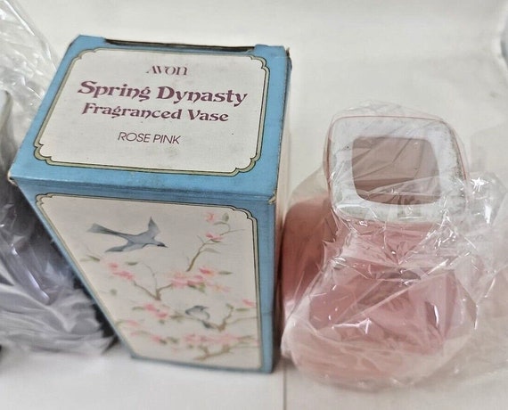 Vintage Avon Spring Dynasty Fragranced Vase lot o… - image 4