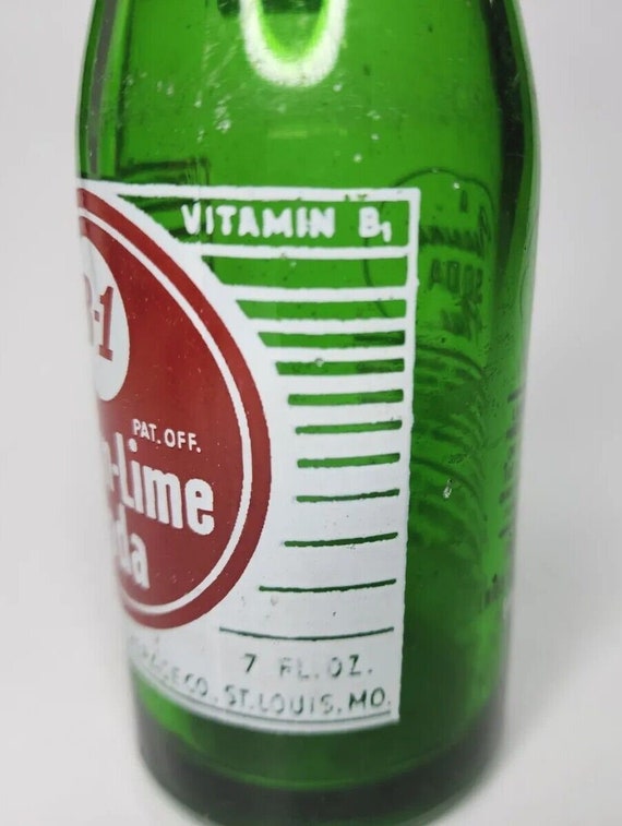 Vtg 1960's pop acl soda bottle 7oz b-1 lemon lime… - image 5