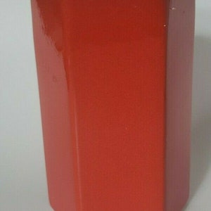 Waechtersbach red candle holder tea light ceramic germany 5.375&quot; u23
