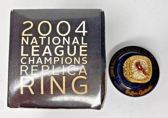 2004 St. Louis Cardinals Baseball National League Champions Ring SGA