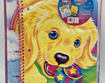 Lisa Frank Happy Birthday Binder Folder Bundle 3 Piece Set NEW SKU U218