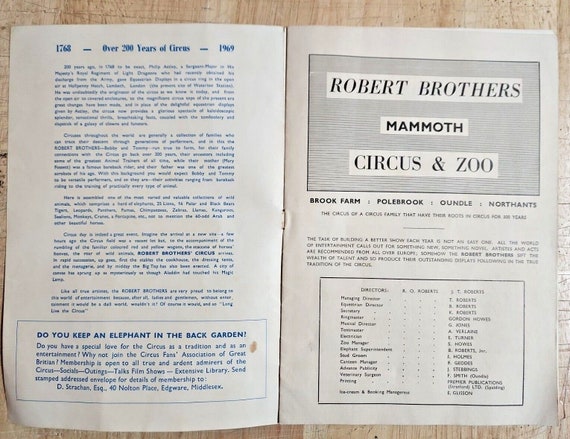 1768 - 1969 roberts brothers circus  over 200 yea… - image 2