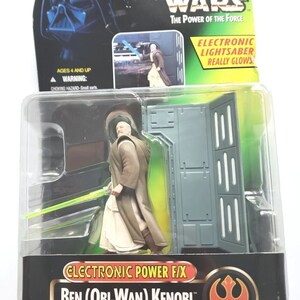 Star wars ben obi-wan kenobi 1996 kenner the power of the force sw6