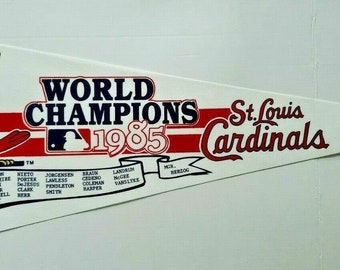 Vintage St Louis Cardinals Wall Poster - 1985 MLB MO USA Baseball