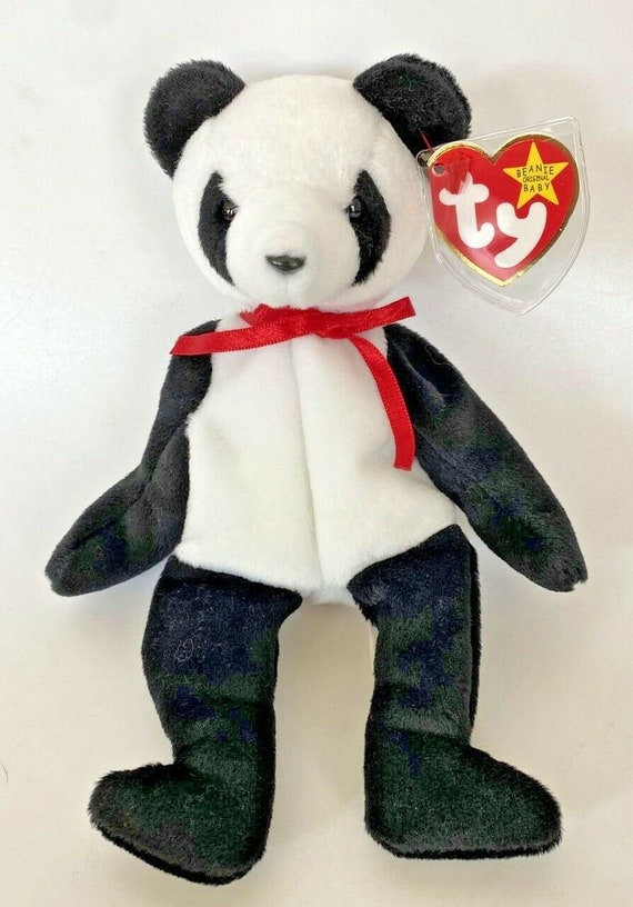 1998 Ty Beanie Baby "Fortune" Retired Panda BB6