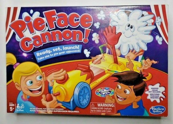 Pie in Face Cannon Game Whipped Cream Family Board Game New 