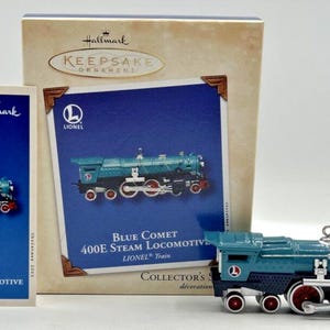 Hallmark Blue Comet 400 E Steam Locomotive Lionel Train 2002 U243