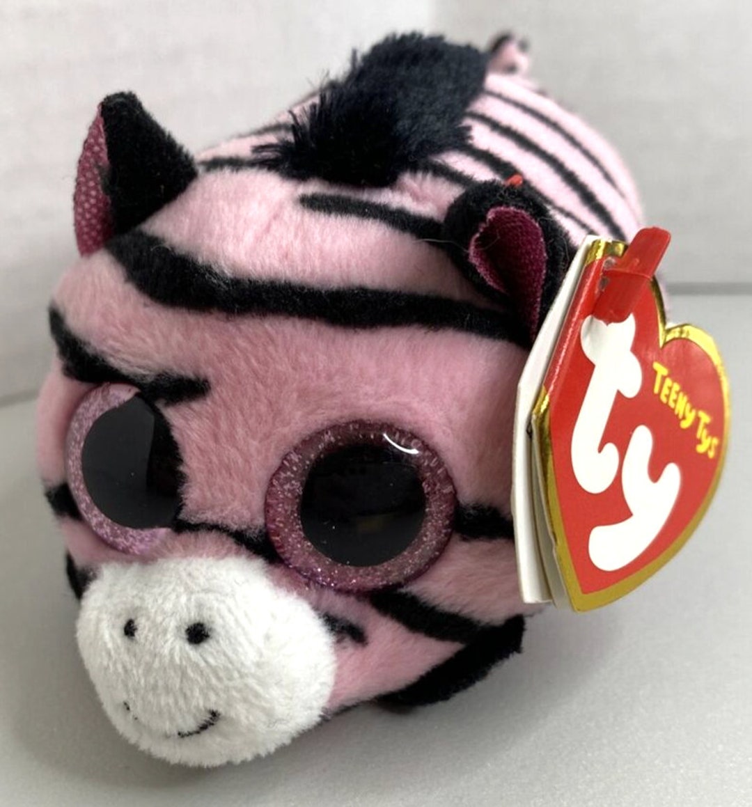 Mind Games Ty: Pennie Pink Zebra Teeny Multicolored Regular