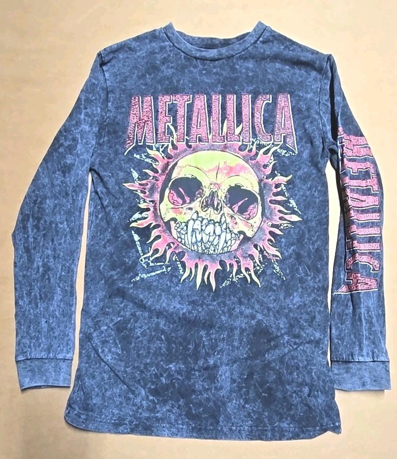 Metallica Tour Long Sleeve T-shirt Size Medium U305-12 - Etsy
