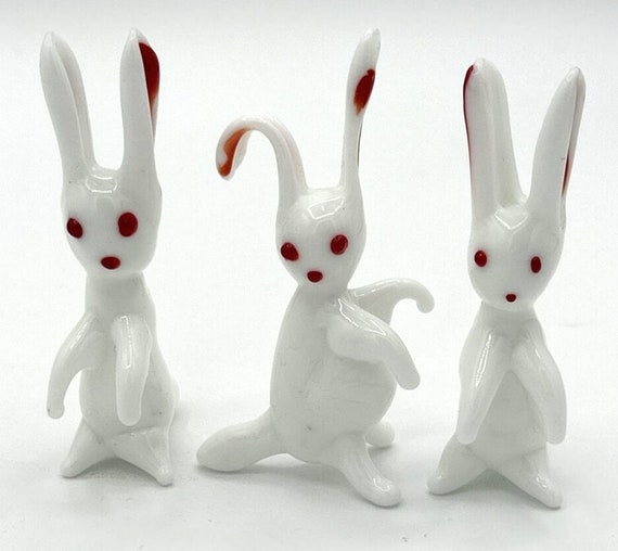 White Rabbits With Red Eyes