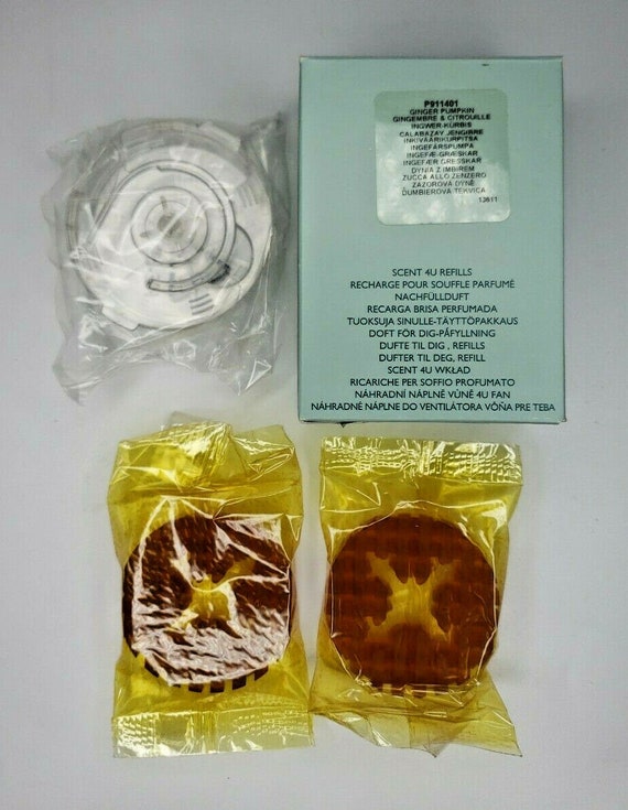 Vintage Retired Partylite scent 4u refills 2 sealed refills ginger pumpkin htf p7d/p911401