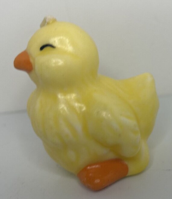 Vintage springtime easter duck decorative candle … - image 2