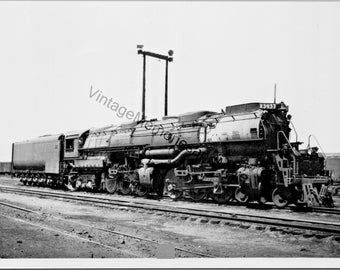Vintage Union Pacific Railroad UP 3937 Steam Locomotive T2-255