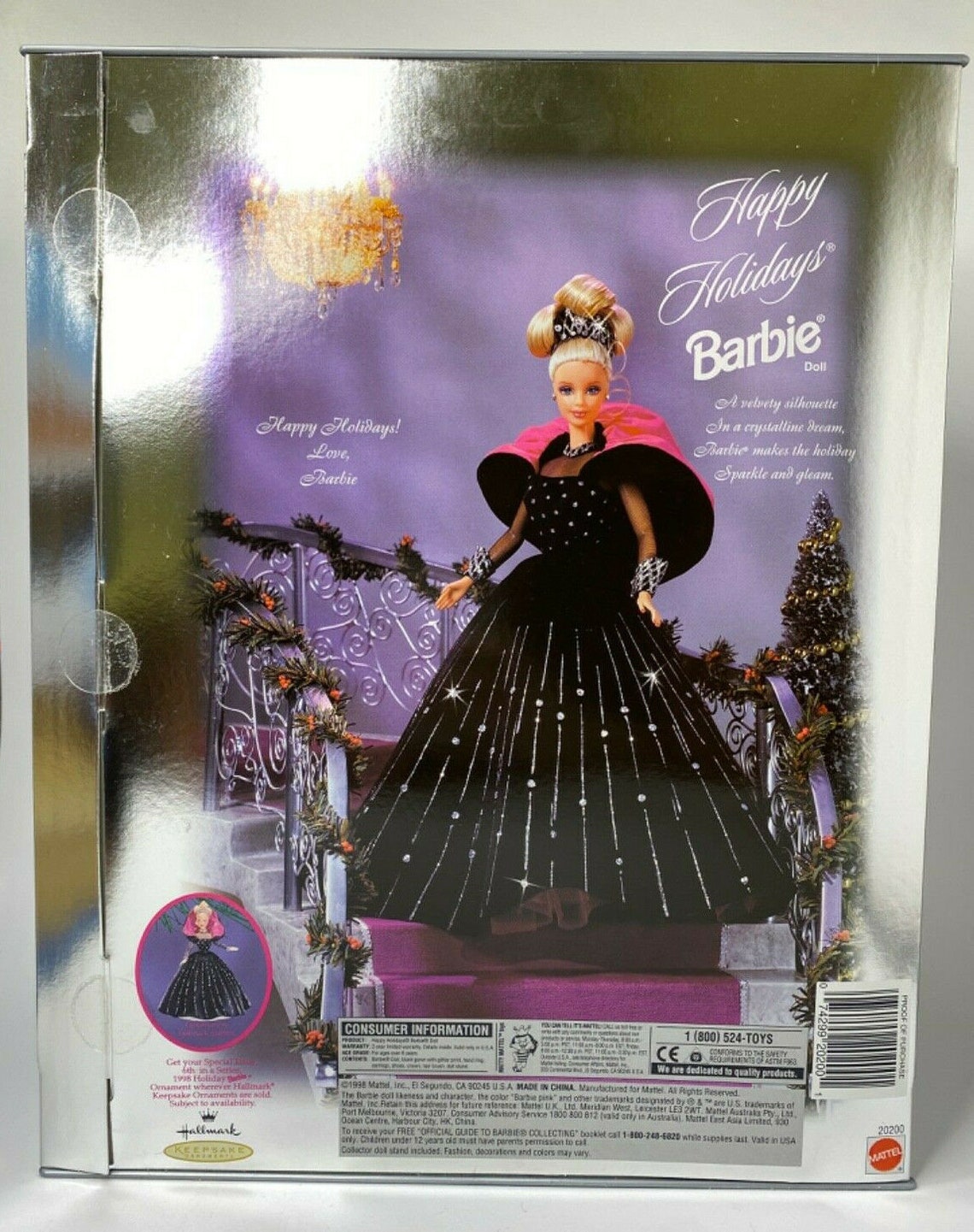 1998 Barbie happy Holidays Doll With Rare Misprint - Etsy