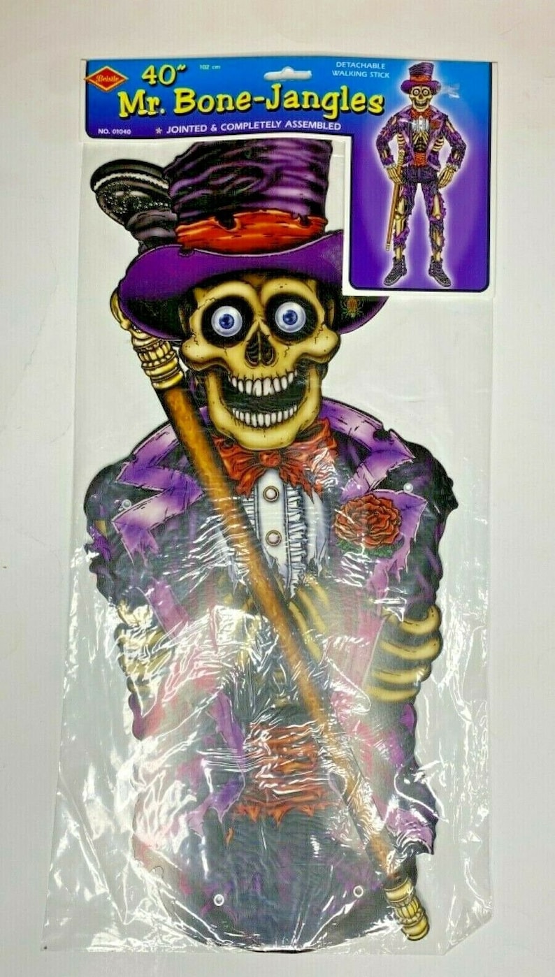 2002 Besitle Mr. Bone Jangles 40" Jointed Wall Hanging Bild 1