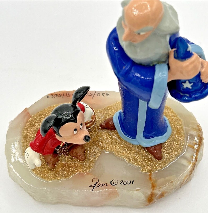 2001 Ron Lee Disney Mickey Mouse Sorcerer Yensid Figurine #330/500 SKU192 image 10