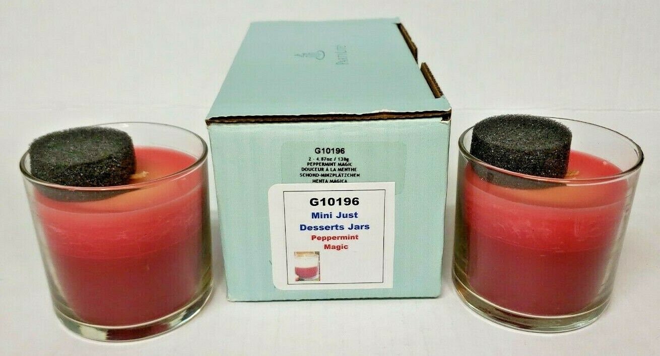 Vintage Retired Partylite Single Just Desserts Jars NIB