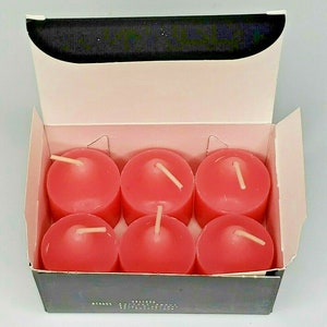 Vintage Retired Partylite 6 Votives New Box Apricot Amour P1C/V061026