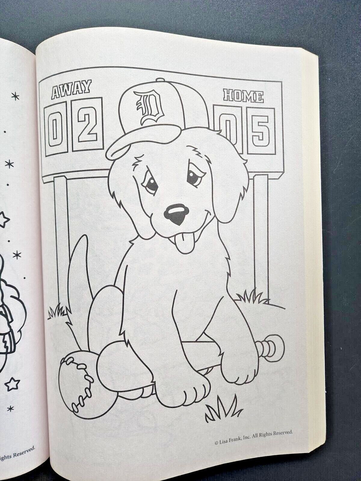 lisa frank dog coloring pages