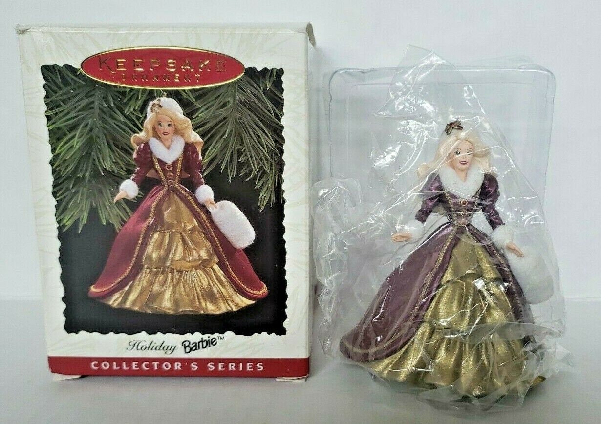 1996 holiday barbie ornament sale