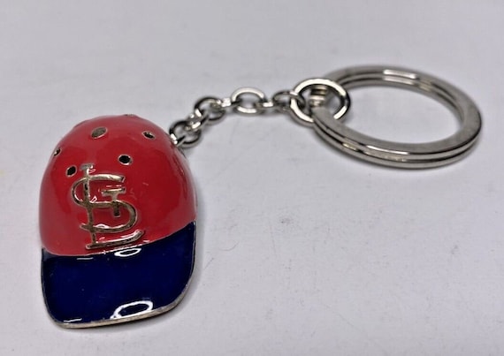 St. Louis Cardinals Metal Baseball Hat Keychain Sku A1-15 