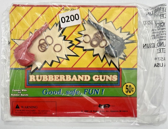 Vintage Vending Display Board Rubberband Guns 0200 - image 2