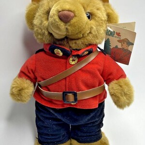 Rcmp Country Canadian Wild Wonders Plush Teddy Bear Bb18 - Etsy