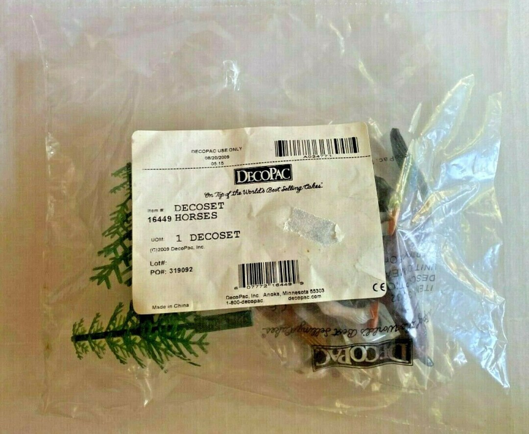 Decopac Cake Topper Horses, Trees, & Fence Party Cake Topper New in
