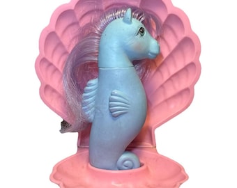 HQG1C Special Edition Seaglow Sea Pony & Blue Scallop SEA SHELL